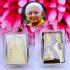 Somdej Horn Carve 9Row Base Wealth Windfall Money Hong Be2556 Thai Amulet #18449